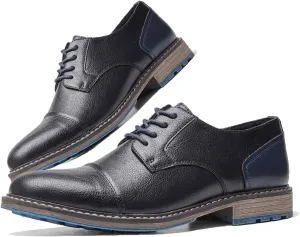 Men's Orthopedic Comfort Dress Shoes Casual Business Leather Oxford Derby Loafers Office Walking Work Flats