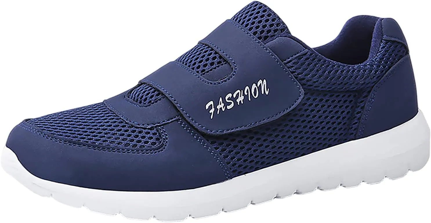 Men's Reathable Stretch Canvas Shoes Lightweight Sport Gym Jogging Walking Sneaker Lightweight Minimalist Shoes