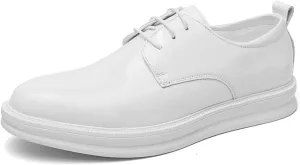 Mens Sneakers Black Prom Dress Oxfords Tuxedo Leather Derby Fashion Business Comfortable Casual Walking Shoes