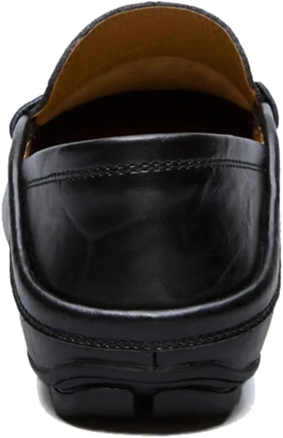 Men’s Soft Leather Slip On Loafers Flats Moccasins Oxfords Shoes Casual Driving Shoes Slippers