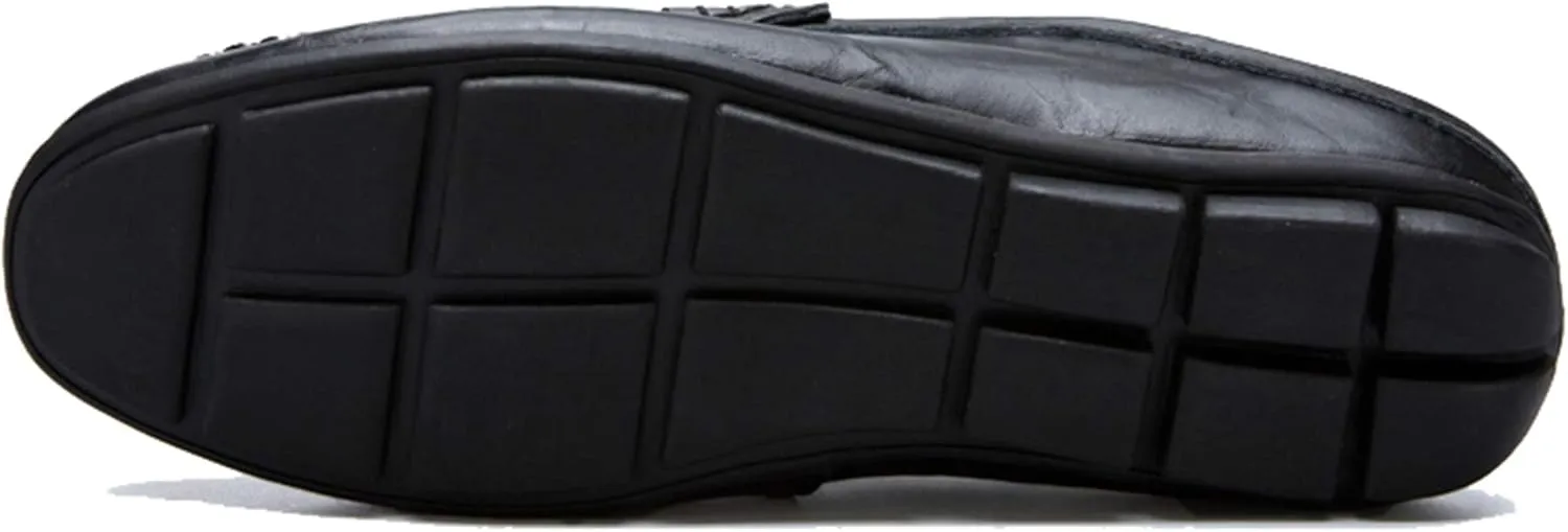 Men’s Soft Leather Slip On Loafers Flats Moccasins Oxfords Shoes Casual Driving Shoes Slippers