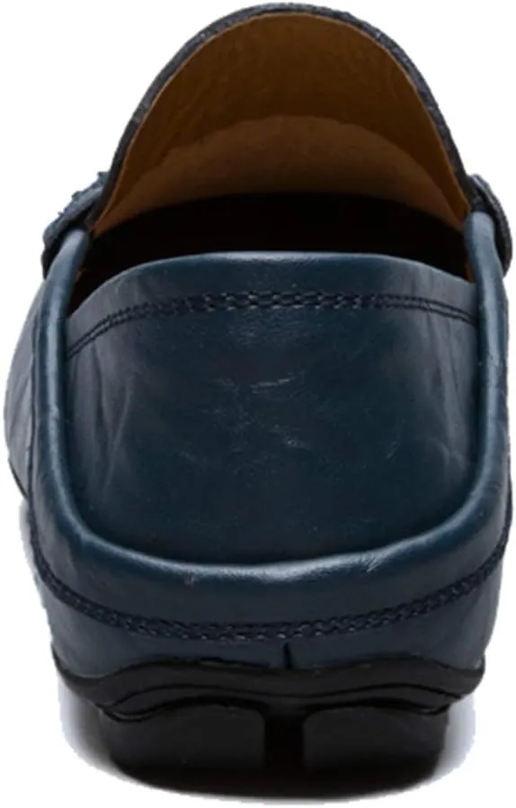 Men’s Soft Leather Slip On Loafers Flats Moccasins Oxfords Shoes Casual Driving Shoes Slippers