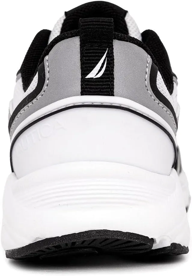 Nautica Kids Boys & Girls Athletic Sneakers - Chunky Cushion Heel Running & Hiking Shoes (Lace-Up/Bungee Slip-On) (Big Kid/Little Kid/Toddler)