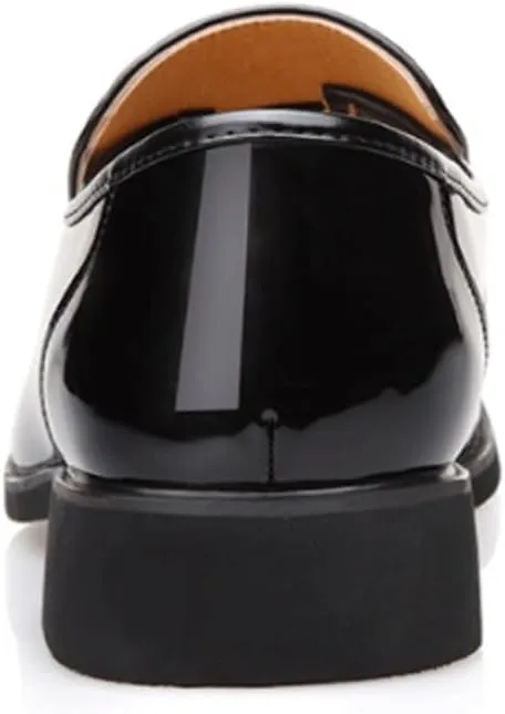 New Loafers for Men Wedding Shoes Patent Leather Men Luxury Shoes Casual Business Men Dress Shoes Slip-On Solid Men's Comfort Orthopedic Dress Shoes
