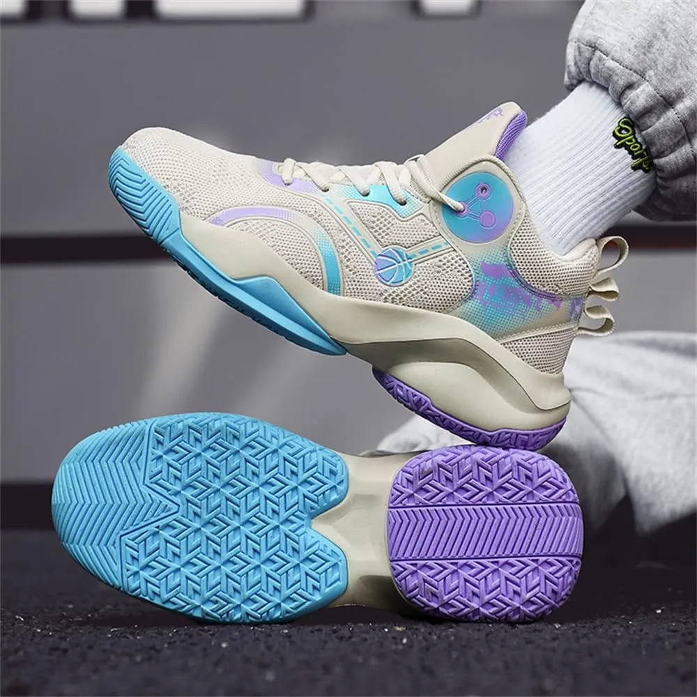 New Men's Fashion High Top Anti-Slip Cushioning Basketball Shoes Fashion Running Sneakers Light Training Athletic Shoes
