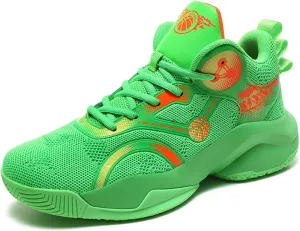 New Men's Fashion High Top Anti-Slip Cushioning Basketball Shoes Fashion Running Sneakers Light Training Athletic Shoes