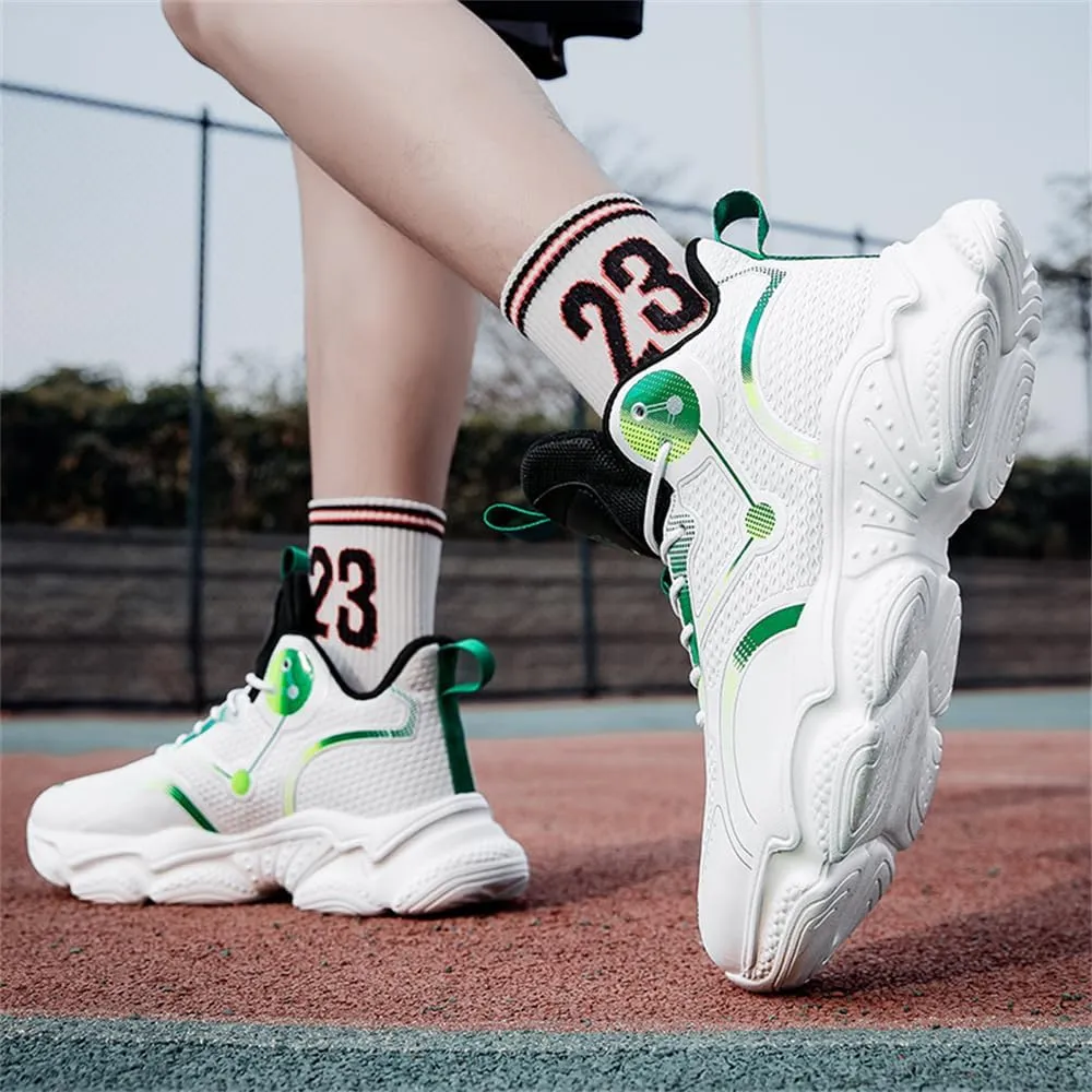 New Men's Fashion High Top Basketball Shoes Fashion Running Sneakers Non Slip Training Athletic Shoes