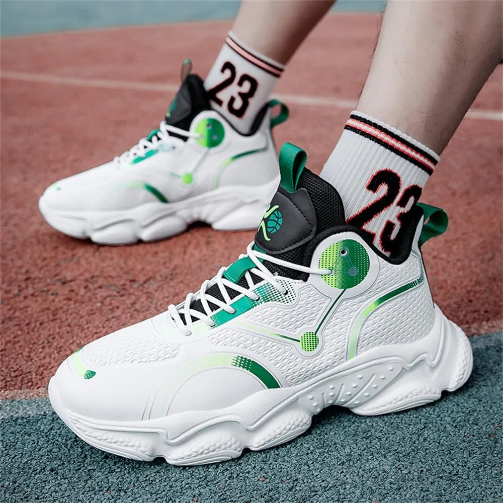 New Men's Fashion High Top Basketball Shoes Fashion Running Sneakers Non Slip Training Athletic Shoes