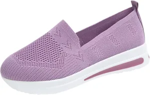 Orthopedic Shoes for Women Slip On Breathable Mesh Sneakers Non Slip Thick Sole Comfortable Casual Shoes