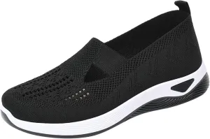 Orthopedic Shoes for Women Woven Orthopedic Slip On Shoes Women Slip On Ladies Casual Shoes Men Shoes Sneakers Red Tennis Shoe Loafers Casual Slip On