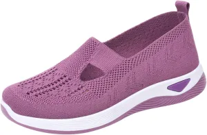 Orthopedic Shoes for Women Woven Orthopedic Slip On Shoes Women Slip On Ladies Casual Shoes Men Shoes Sneakers Red Tennis Shoe Loafers Casual Slip On