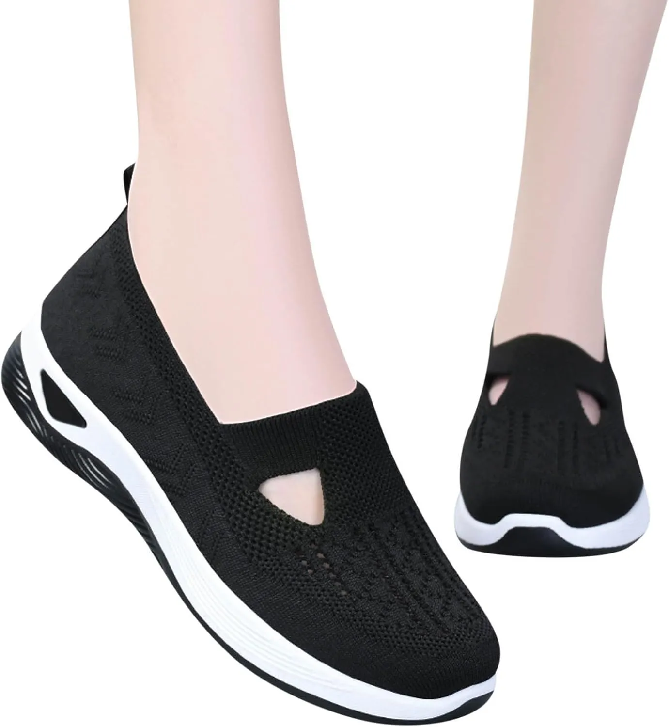 Orthopedic Shoes for Women Woven Orthopedic Slip On Shoes Women Slip On Ladies Casual Shoes Men Shoes Sneakers Red Tennis Shoe Loafers Casual Slip On