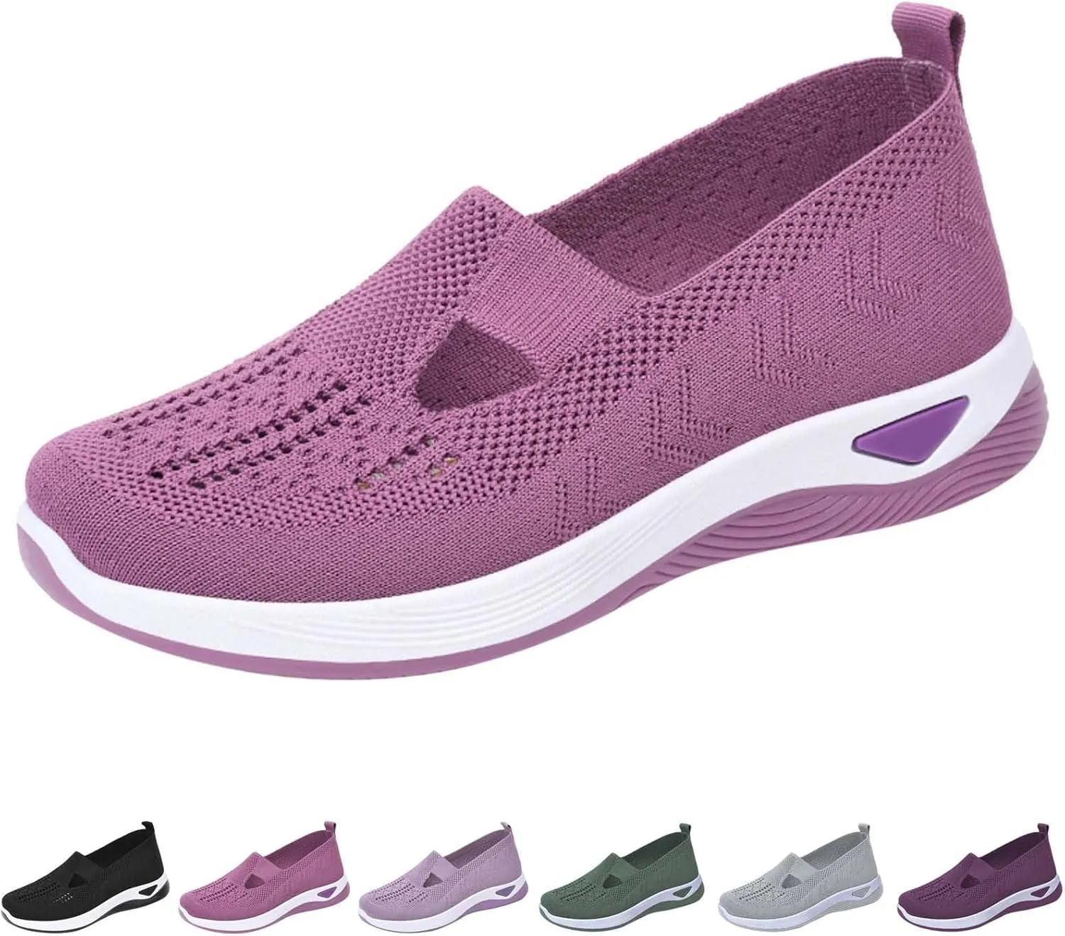 Orthopedic Shoes for Women Woven Orthopedic Slip On Shoes Women Slip On Ladies Casual Shoes Men Shoes Sneakers Red Tennis Shoe Loafers Casual Slip On