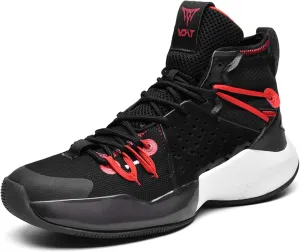 Professional High Top Basketball Shoes Men's Fashion Anti Slip High Top Sneakers Combat Basketball Sneakers Outdoor Casual Walking Breathable Training Running Shoes