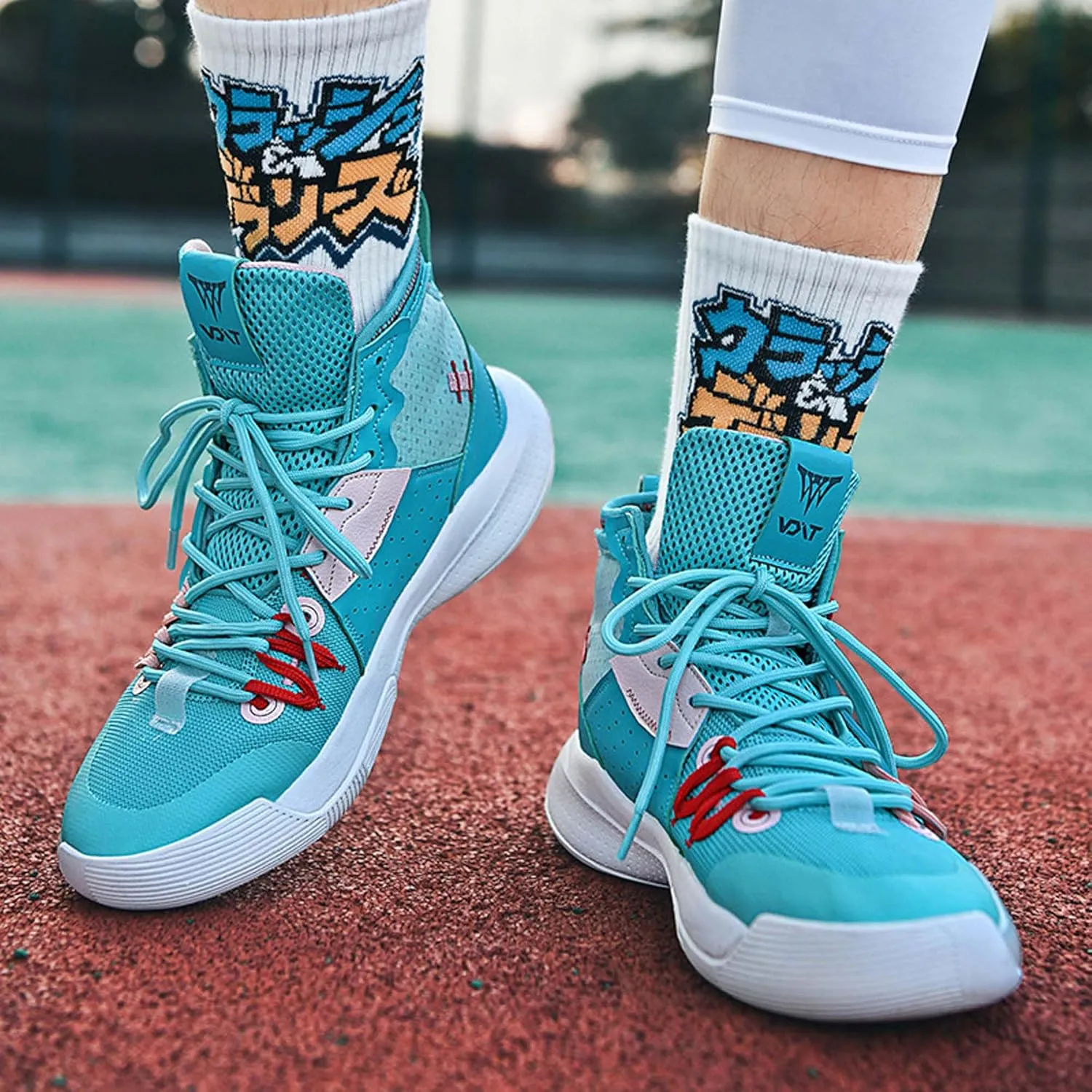 Professional High Top Basketball Shoes Men's Fashion Anti Slip High Top Sneakers Combat Basketball Sneakers Outdoor Casual Walking Breathable Training Running Shoes
