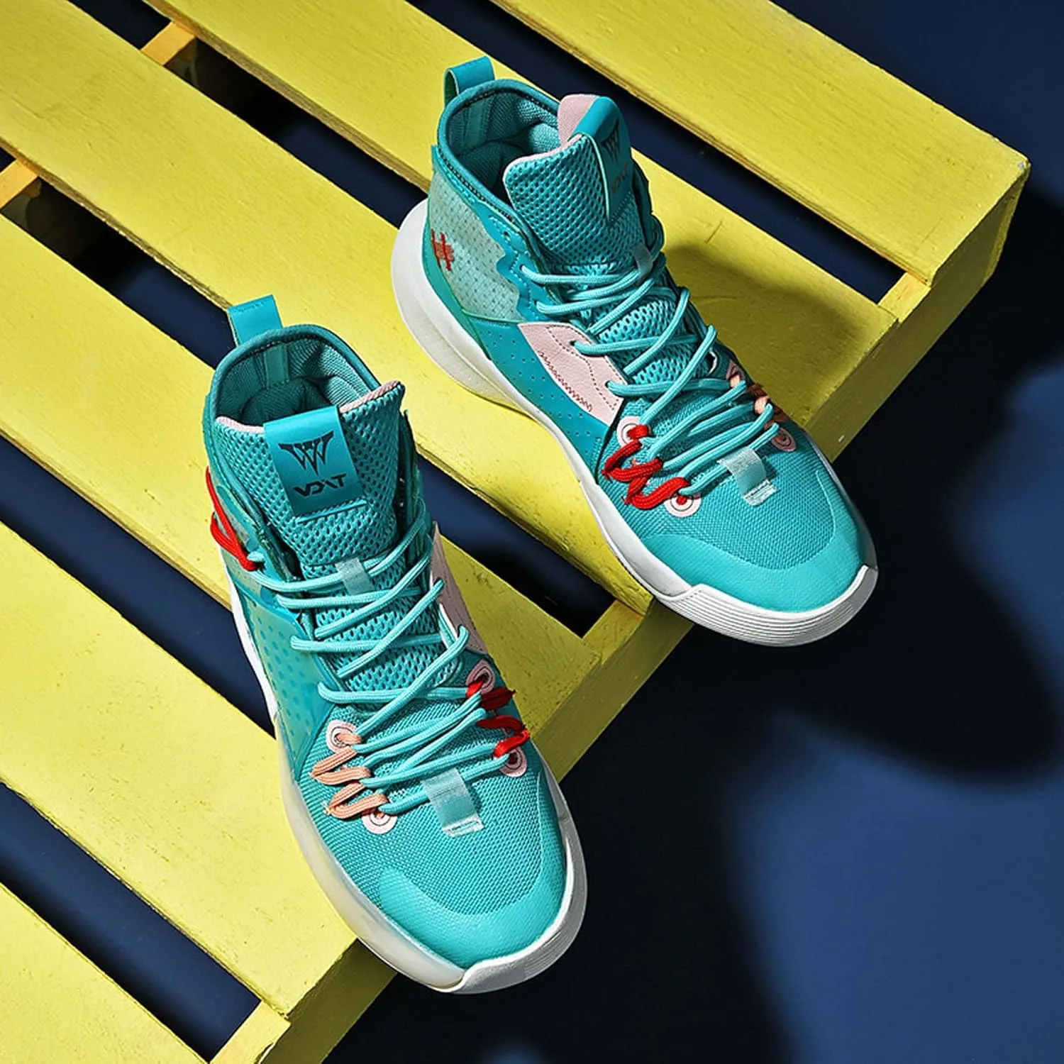 Professional High Top Basketball Shoes Men's Fashion Anti Slip High Top Sneakers Combat Basketball Sneakers Outdoor Casual Walking Breathable Training Running Shoes