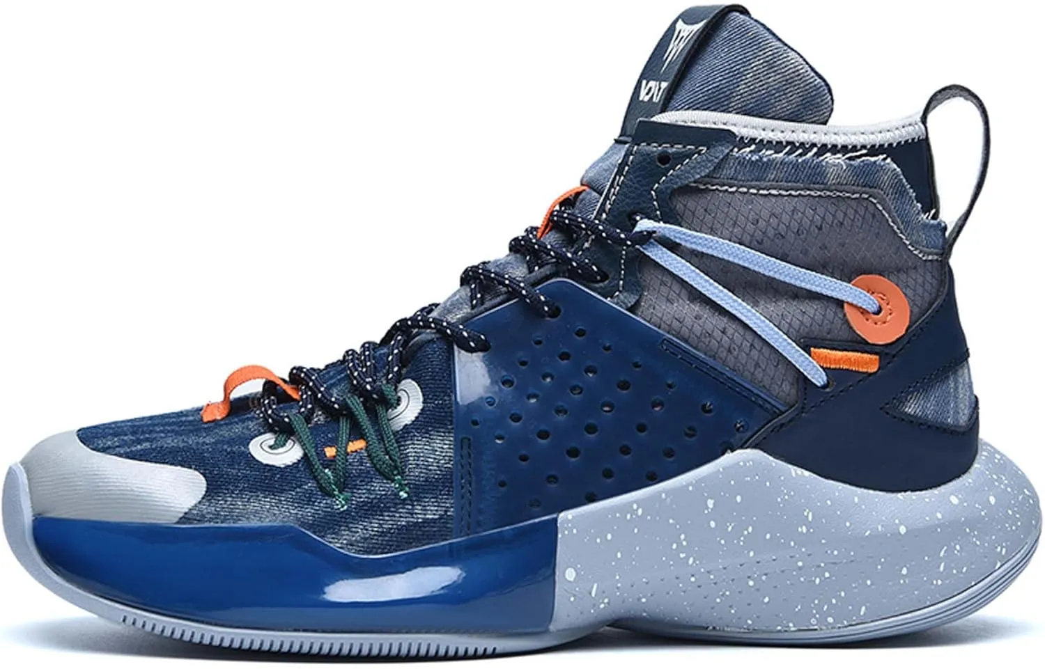 Professional High Top Basketball Shoes Men's Fashion Anti Slip High Top Sneakers Combat Basketball Sneakers Outdoor Casual Walking Breathable Training Running Shoes