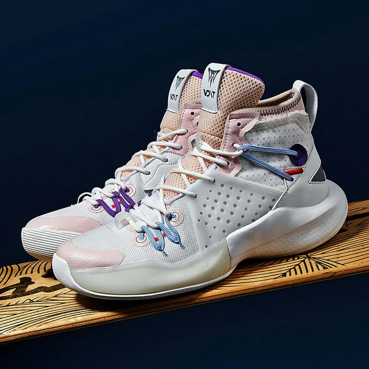 Professional High Top Basketball Shoes Men's Fashion Anti Slip High Top Sneakers Combat Basketball Sneakers Outdoor Casual Walking Breathable Training Running Shoes