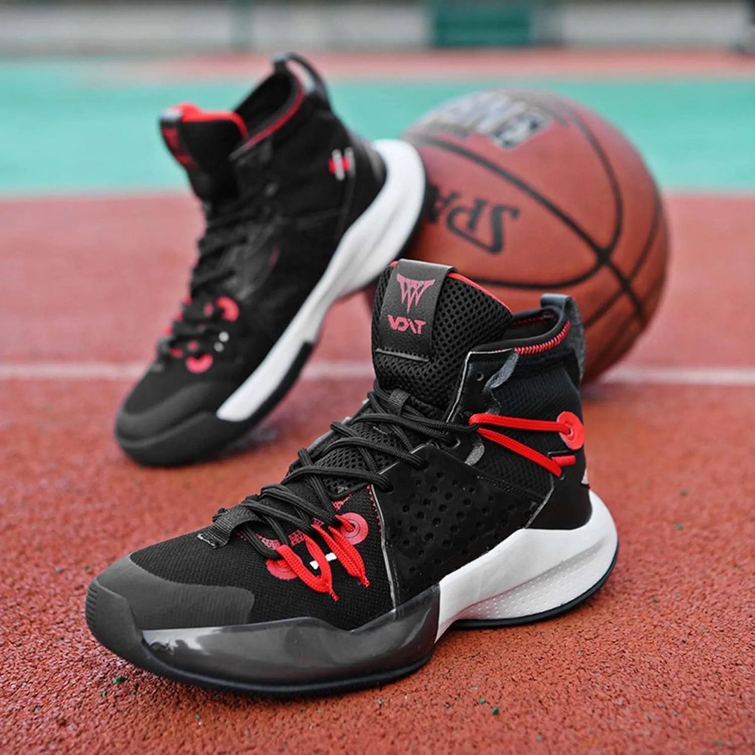 Professional High Top Basketball Shoes Men's Fashion Anti Slip High Top Sneakers Combat Basketball Sneakers Outdoor Casual Walking Breathable Training Running Shoes