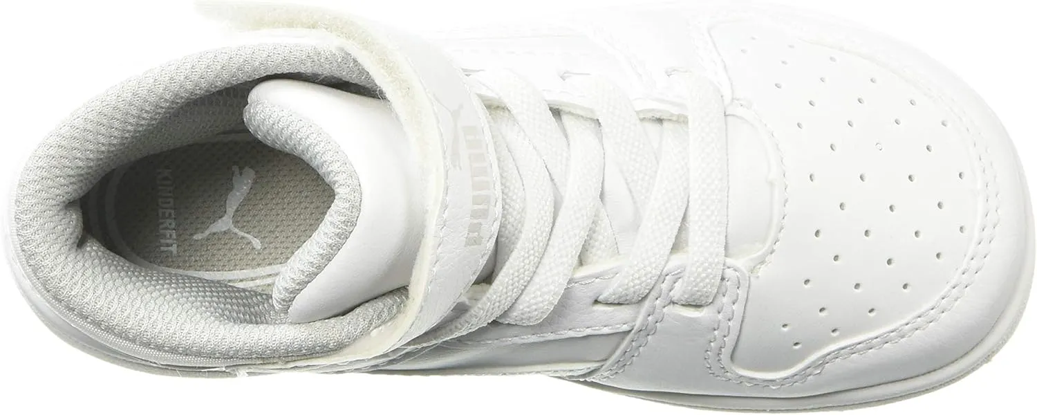 PUMA Unisex-Child Rebound Layup Synthetic Leather Hook and Loop Sneaker
