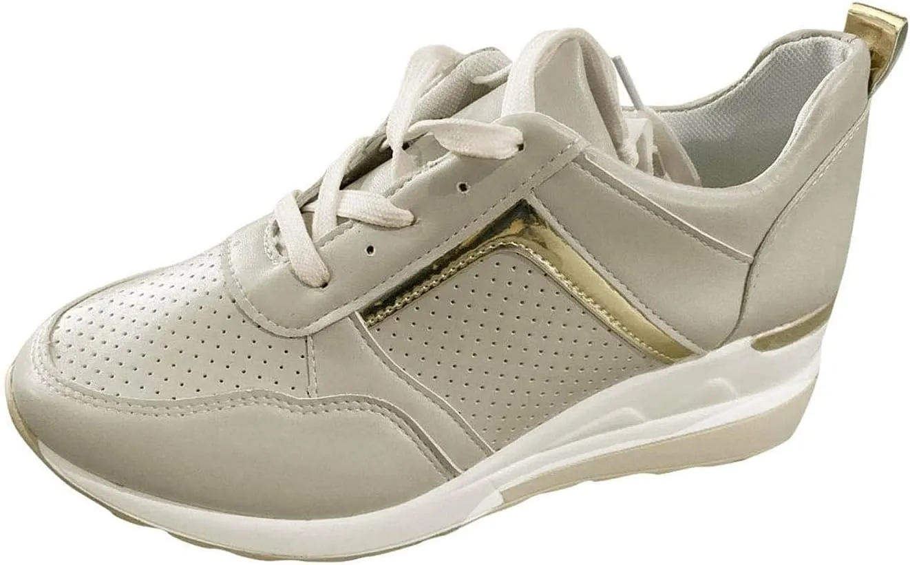 SBGMoSJ White Platform Sneakers for Women Wide Tenis Antideslizante para Mujer Canvas Shoes for Women Sneakers Black Sequin Gym Shoes for Women Fashion Tennis Shoes for Women Trendy