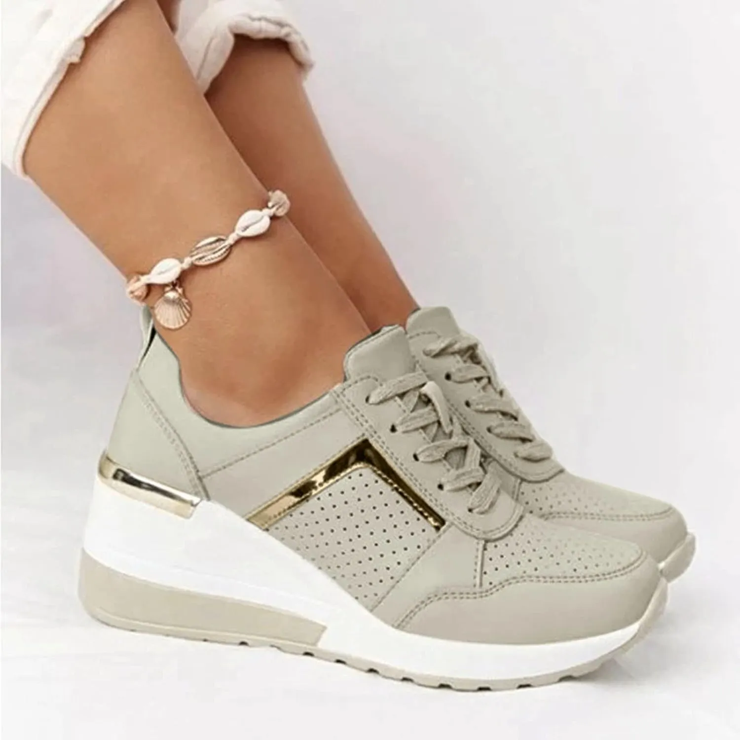 SBGMoSJ White Platform Sneakers for Women Wide Tenis Antideslizante para Mujer Canvas Shoes for Women Sneakers Black Sequin Gym Shoes for Women Fashion Tennis Shoes for Women Trendy