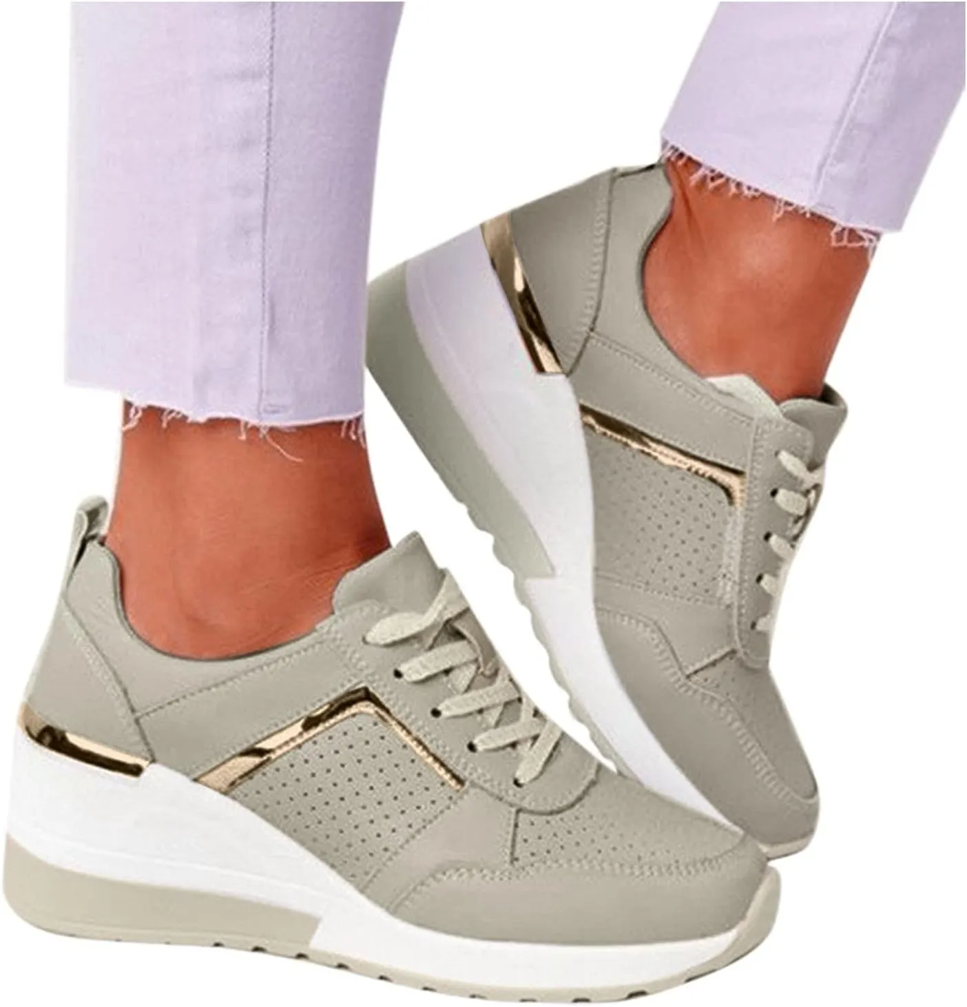 SBGMoSJ White Platform Sneakers for Women Wide Tenis Antideslizante para Mujer Canvas Shoes for Women Sneakers Black Sequin Gym Shoes for Women Fashion Tennis Shoes for Women Trendy
