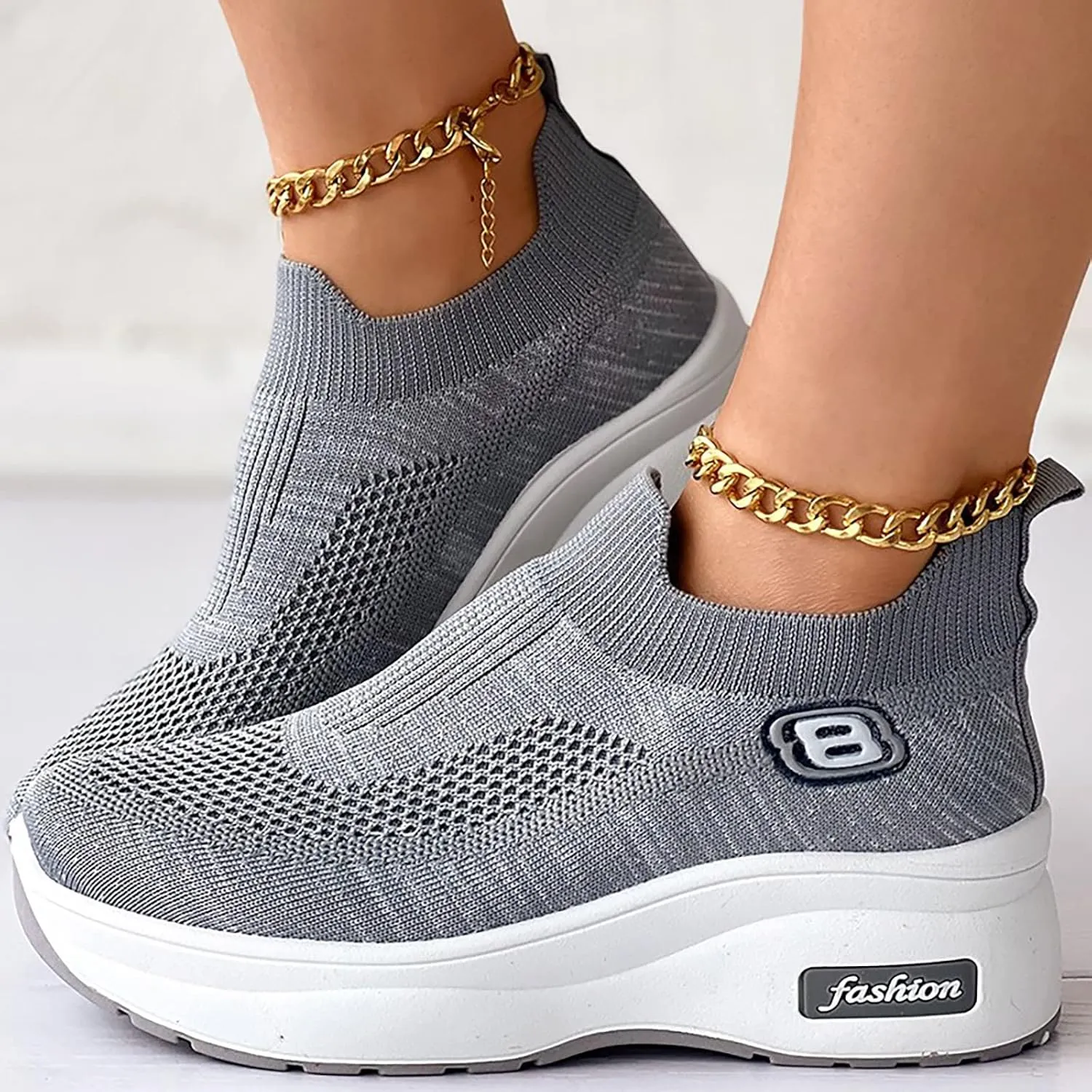 SBGMoSJ Womens Casual Sneakers Wide Feet Sneakers for Women 2023 Extra Wide Black Shoes Women Dressy Sneakers for Women 2023 Running Wide Comfortable Walking Shoes Women Size 11 Dressy
