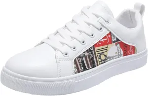 SBGMoSJ Womens High Top Wedge Sneakers All Womens Black Non Slip Size 9 Wide Work Shoes Slip On Tennis Shoes Women Wide Width High Top Sneakers for Women Zapatillas Blancas para Mujer Elegantes