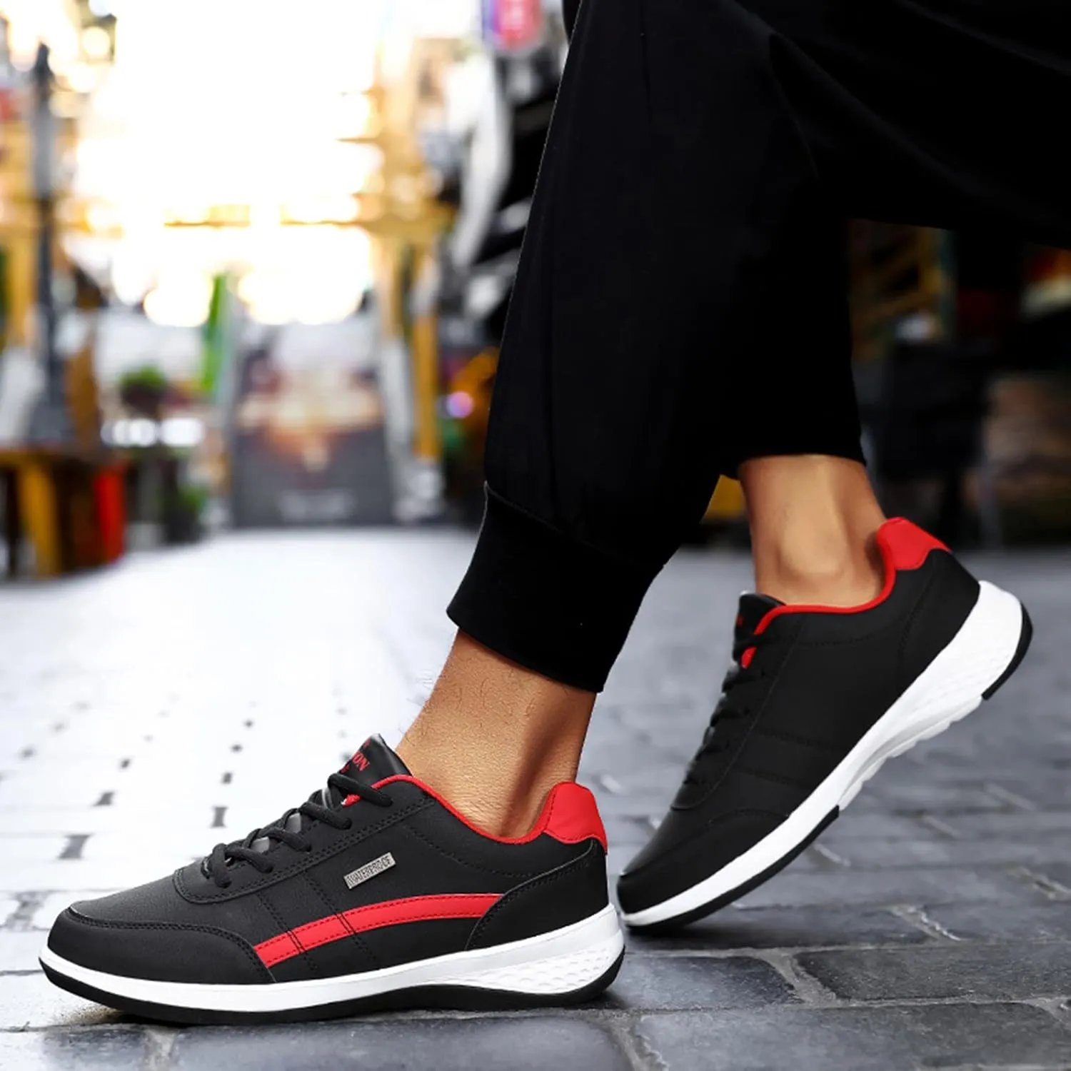 SBGMoSJ Womens High Top Wedge Sneakers All Womens Black Non Slip Size 9 Wide Work Shoes Slip On Tennis Shoes Women Wide Width High Top Sneakers for Women Zapatillas Blancas para Mujer Elegantes
