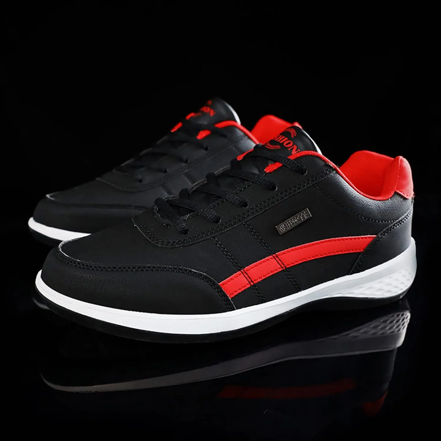 SBGMoSJ Womens High Top Wedge Sneakers All Womens Black Non Slip Size 9 Wide Work Shoes Slip On Tennis Shoes Women Wide Width High Top Sneakers for Women Zapatillas Blancas para Mujer Elegantes