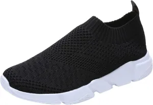 SBGMoSJ Womens Walking Shoes Wide Width Office Black Walking White Shoes Women Size 5 Womens Sneakers Size 7.5 Wide Slip On Womens Black High Top Fashion Sneakers Size 11 Wide Slip On Shoes for Women