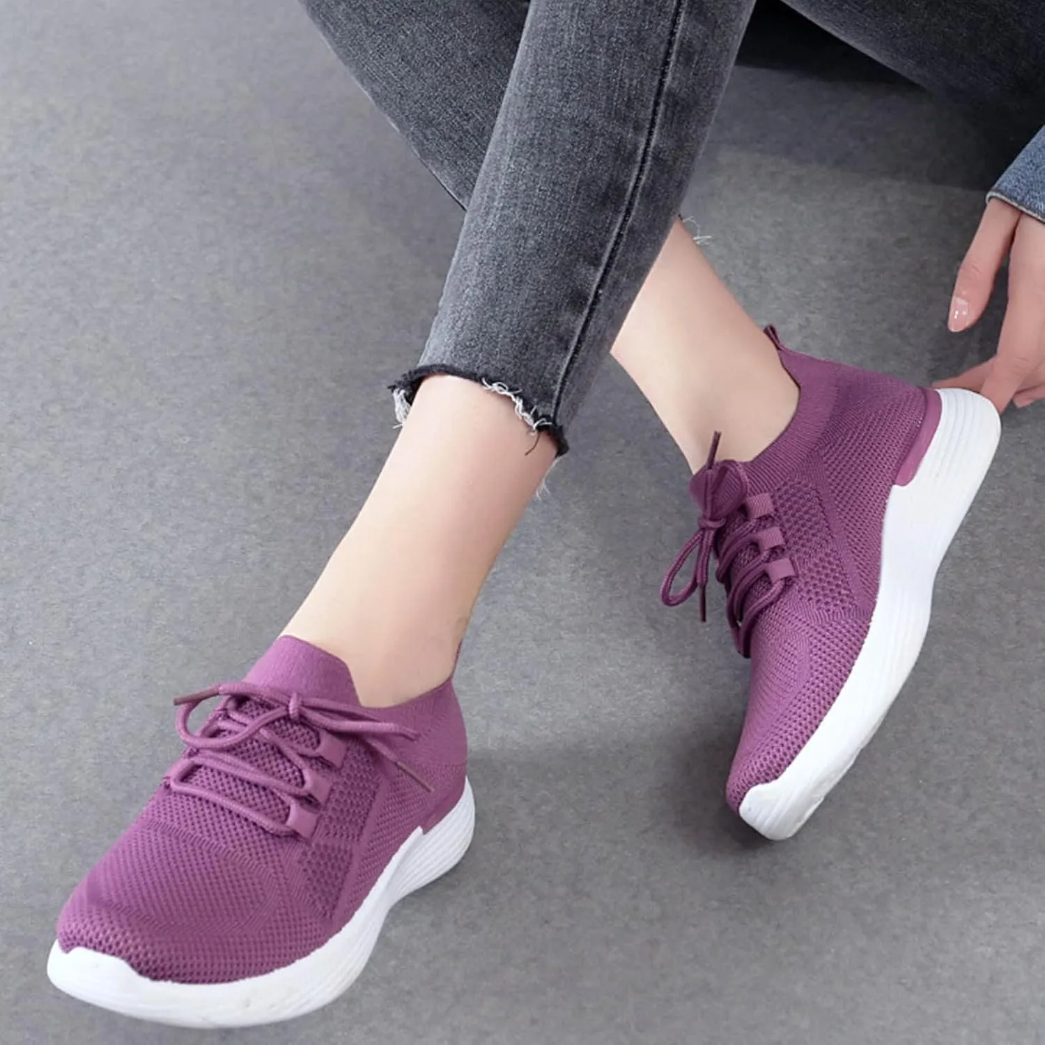 SBGMoSJ Womens Walking Sneakers Size 10 Wide Women Orthopedic Sneakers Walking Womens Casual Shoes Slip Ons Mule Women's Sneakers Wide Width Comfortable Walking Shoes Women Slip On