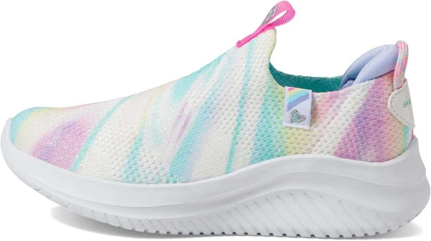 Skechers Girls' Ultra Flex 3.0 color Me Sleek Sneaker