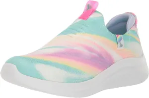 Skechers Girls' Ultra Flex 3.0 color Me Sleek Sneaker