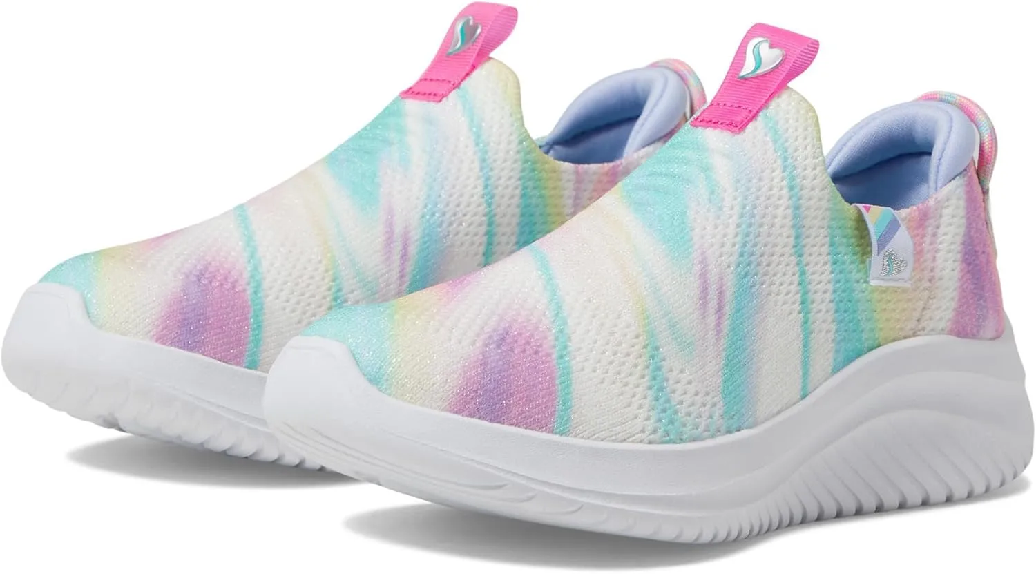 Skechers Girls' Ultra Flex 3.0 color Me Sleek Sneaker