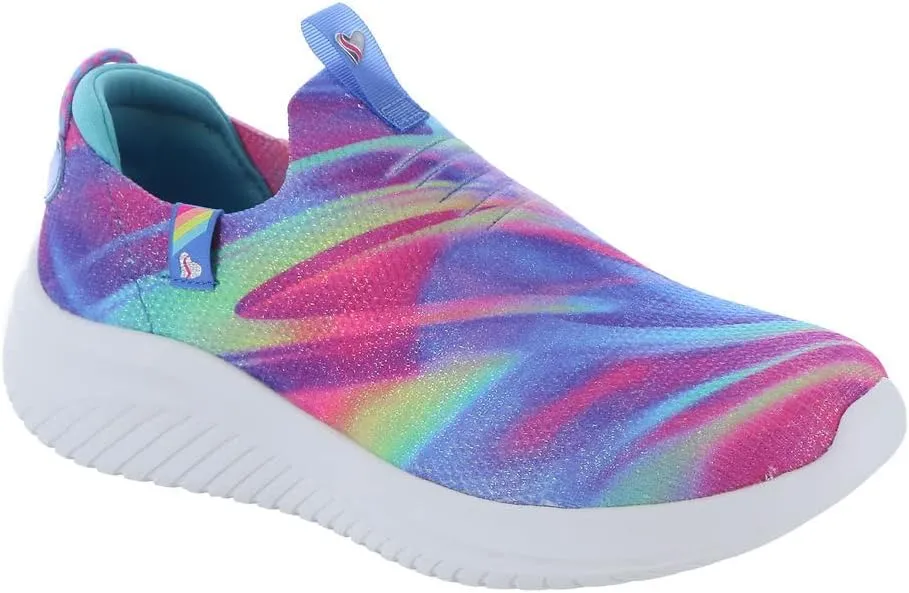 Skechers Girls' Ultra Flex 3.0 color Me Sleek Sneaker