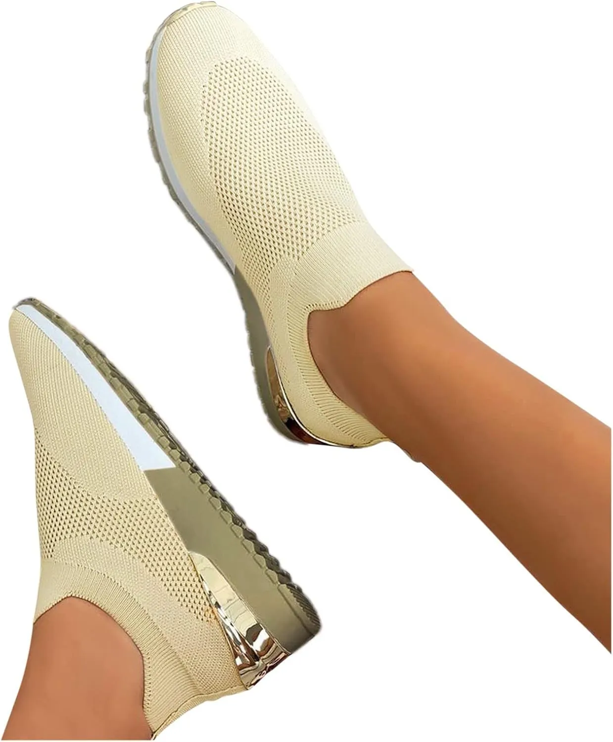 Slip On Sneakers Women Arch Support White Fashion Sneakers for Women 2023 Slip On Gym Shoes for Women Womens Running Shoes Size 11 Black Slip On Sneakers Women Black