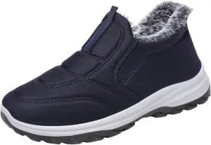 Snow Boots for Women Wide WidthPlush Lined Snow Boots Womens Fur Lined Ankle Boot Barefoot Shoes Grounded Footwear Hiking House Shoes for Women Mens Snow Booties