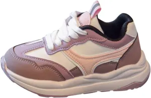 Toddler Kids Casual Sneakers Boys Girls Lightweight Kids Flat Bottom Lightweight Contrast Color Walking Skate Shoes