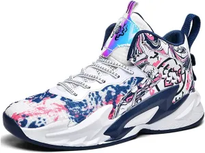 VAXAV Unisex High Top Basketball Shoes Outdoor Sports Running Tennis Sneakers