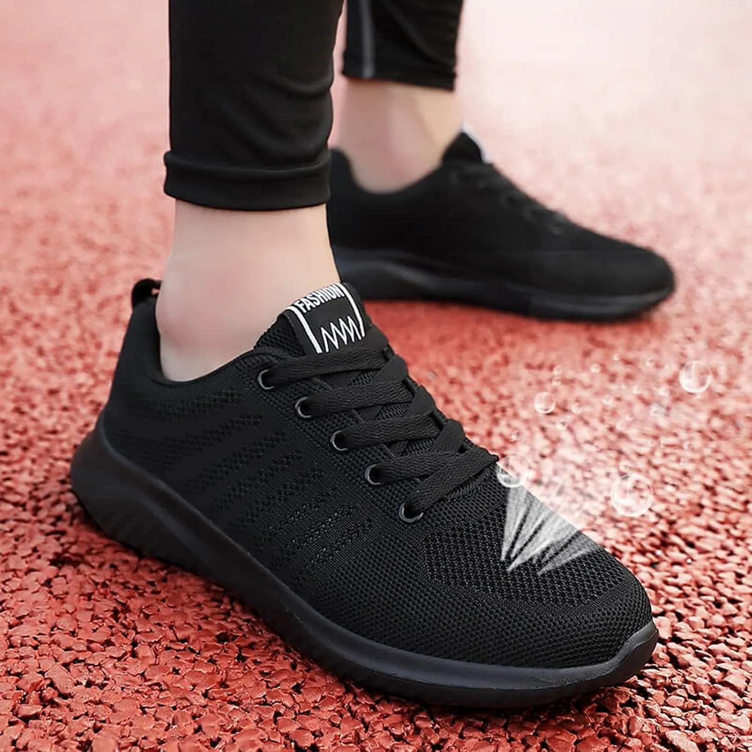 Walking Shoes Women Trendy Sneakers for Women 2023 Black Comfortable Casual Shoes for Women Size 5.5 White Fashion Sneakers Women Arch Support Women's Wide Width Slip Resistant Athletic Work Shoes
