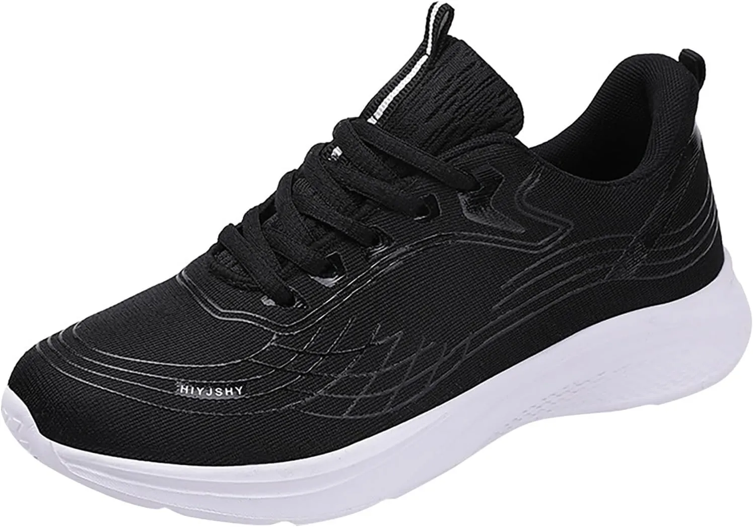 White High Top Sneakers for Women Wide Width Walking Shoes Women Arch Support Wide Walking Shoes for Women Slip Ons Running Shoes for Women Wide Fit Size 9 Wide Women's Round Toe Slip On Tennis Shoes