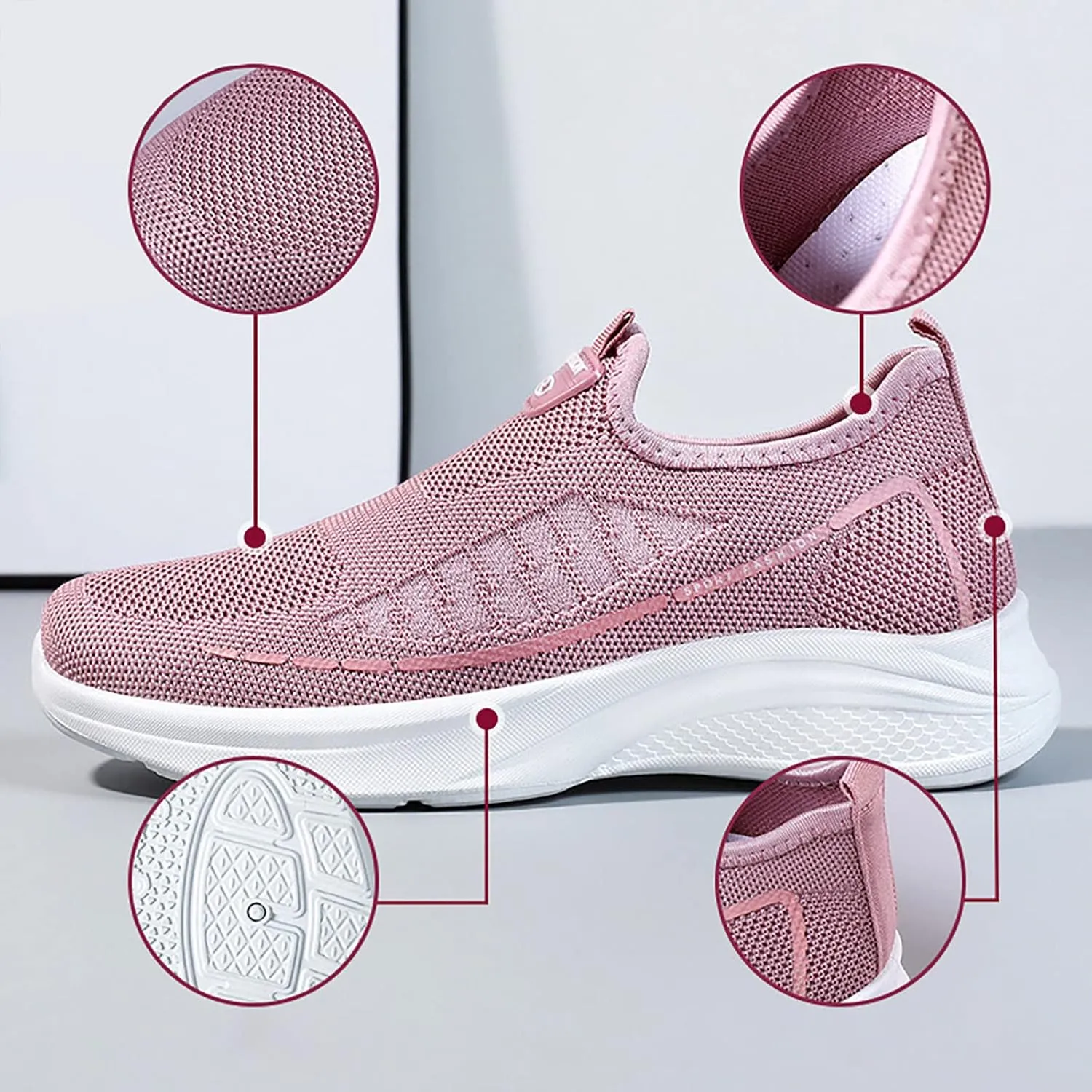 Women Black Sneakers Size 7.5 Slip On Shoes Women Wide Width Canvas Shoes for Women High Top Womens Walking Sneakers with Arch Support Cushioned Heel Fall Shoes Women Trendy Comfy