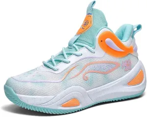 Women Mens Basketball Shoes Fashion Athletic Sneakers Unisex Outdoor Sport Shoes High Top Anti Slip and Wear-Resistant Basketball Shoes