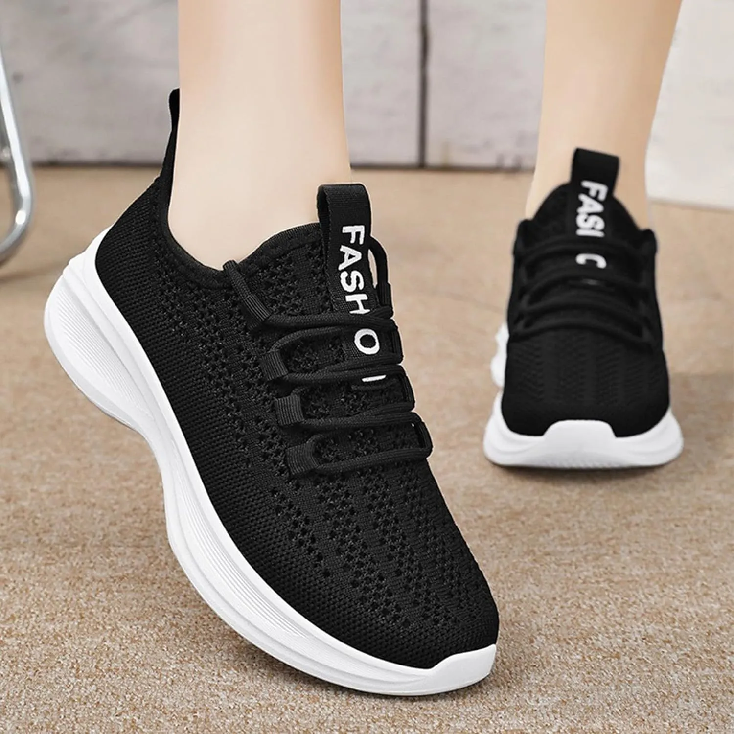 Women Walking Shoes Sock Sneakers Slip-On Breath Slip On Shoes Women Slip On Casual Shoes Slip On Men Shoes Sneakers Slip On Tennis Shoe Cross Trainer Shoe