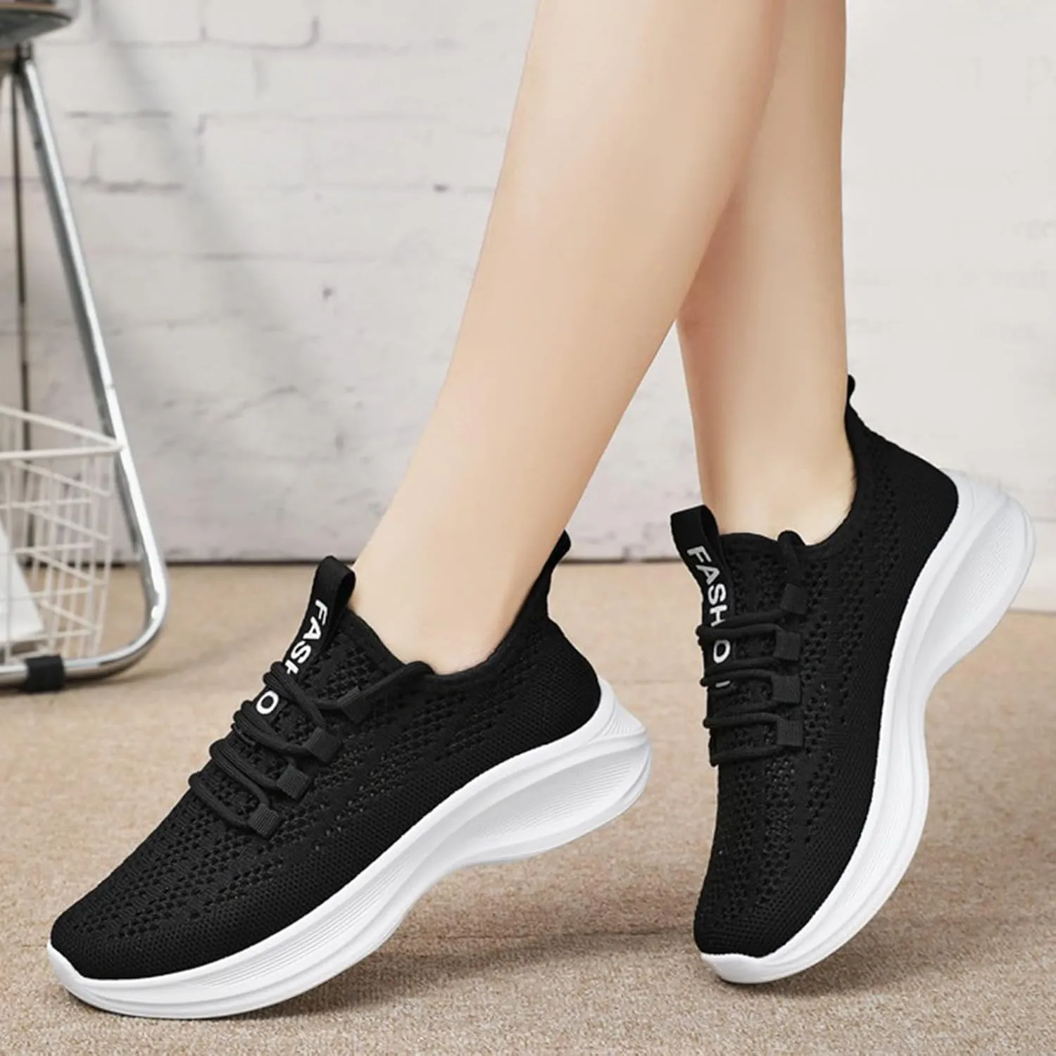 Women Walking Shoes Sock Sneakers Slip-On Breath Slip On Shoes Women Slip On Casual Shoes Slip On Men Shoes Sneakers Slip On Tennis Shoe Cross Trainer Shoe