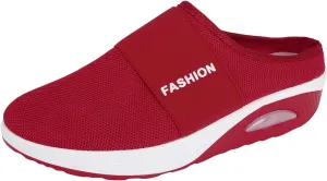 Womens Backless Sneakers Mesh Slip-on Mule Shoes Non Slip Work Shoes Women Slip On Casual Shoes Slip On Men's Fashion Sneakers Platform Tennis Shoe Loafers Casual Slip On