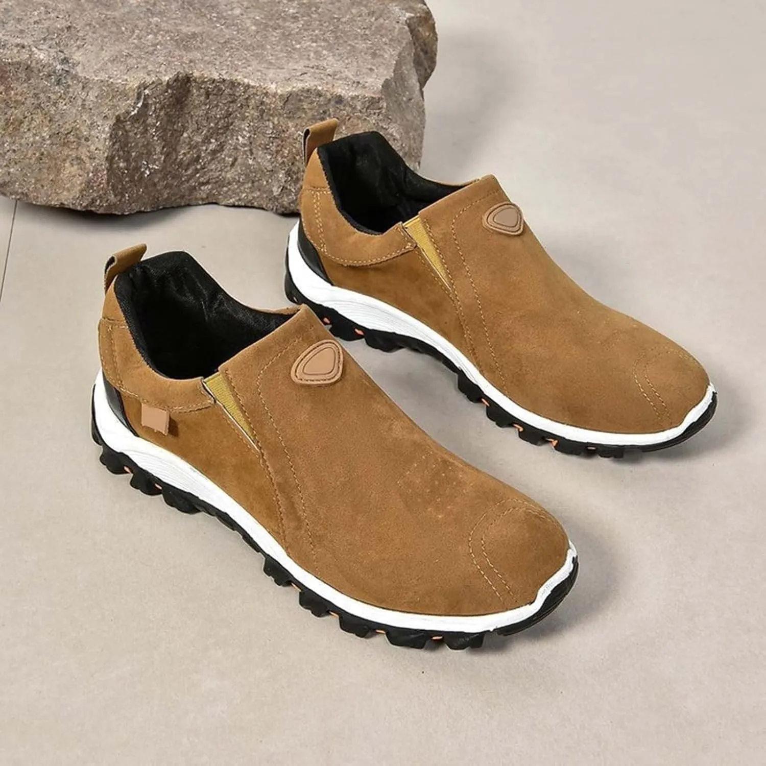 Women's Fashion Sneakers Non Slip Comfortable Hiking Shoes Slip On Orthopedic Shoes Arch Support Walking Shoes