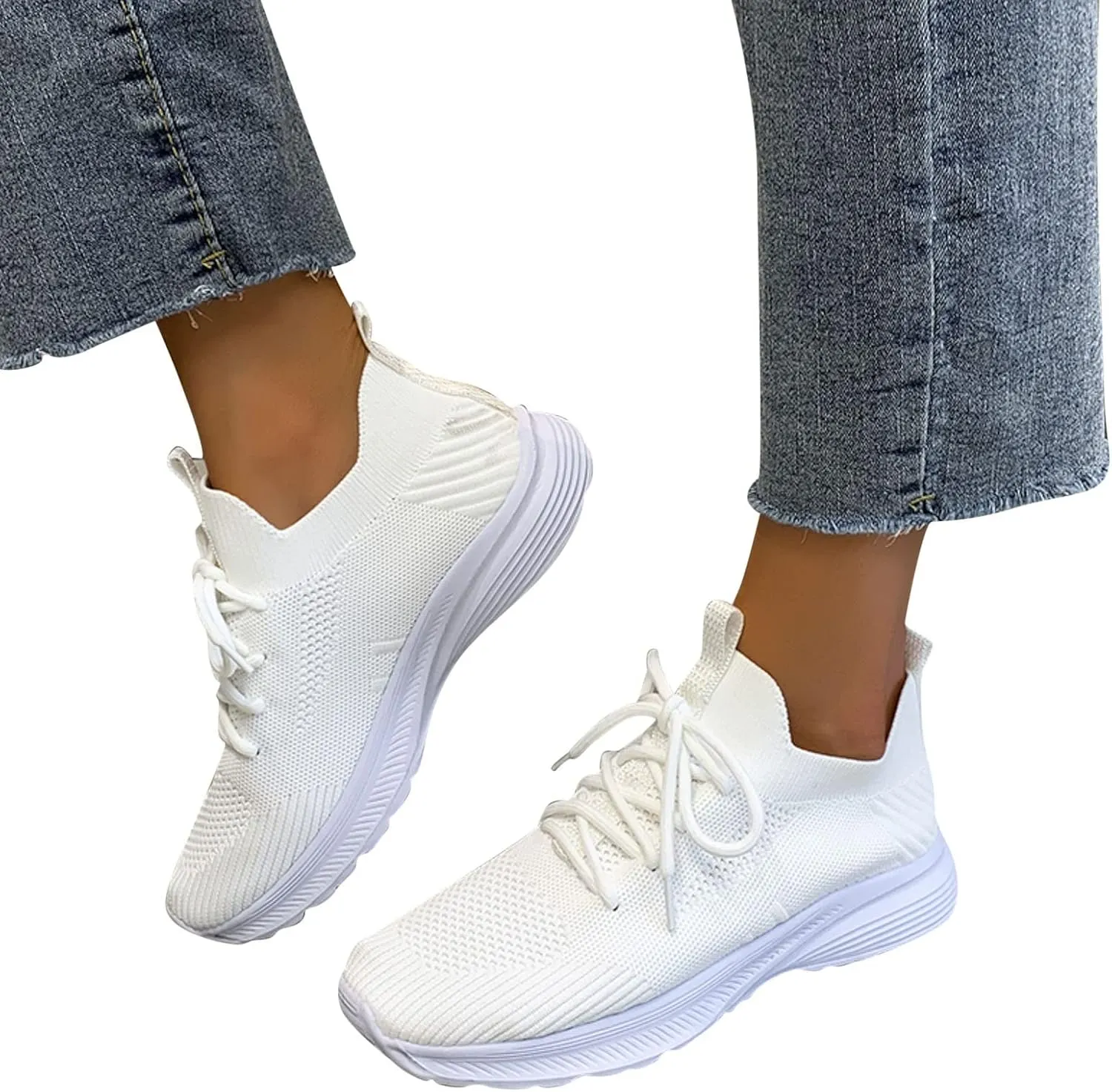 Womens Fashion Walking Running Shoes Lightweight Breathable Mesh Tennis Shoes Non Slip Athletic Workout Gym Sneakers Shoes